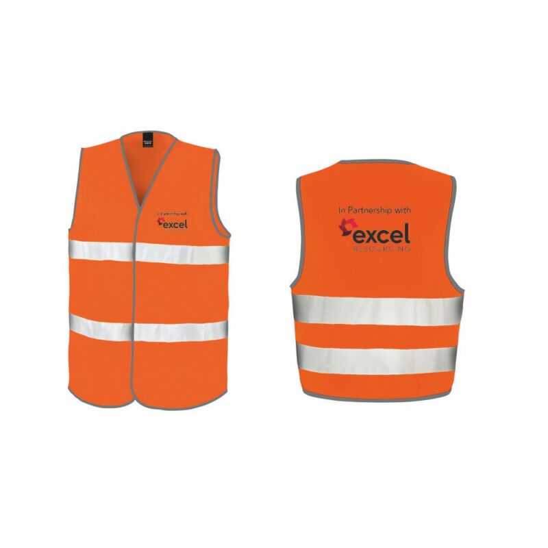 Excel Standard Hi Viz Zipped Vest