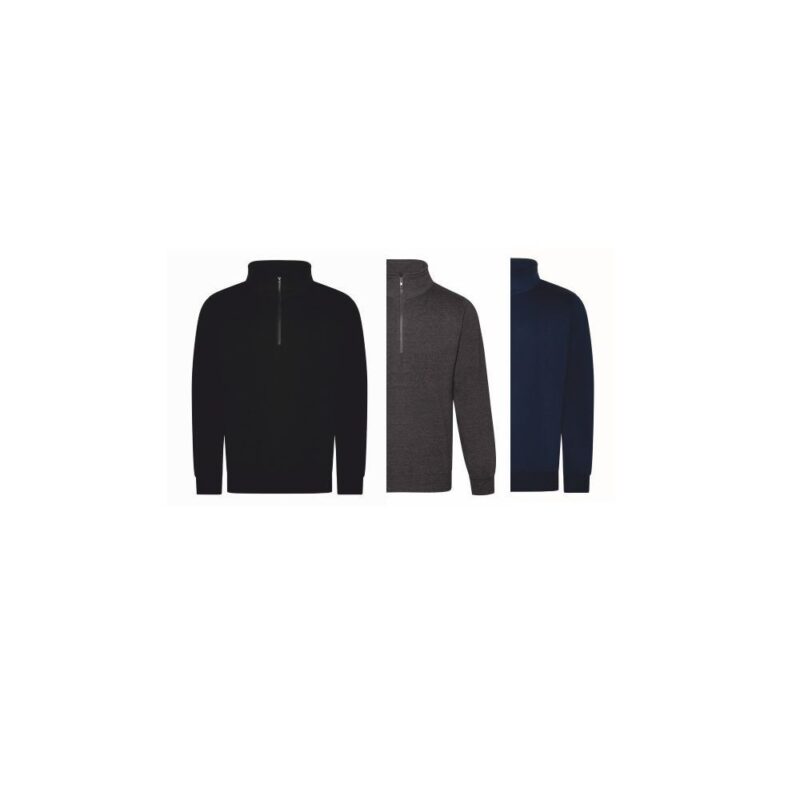 Staff Zip Necked Sweatshirt