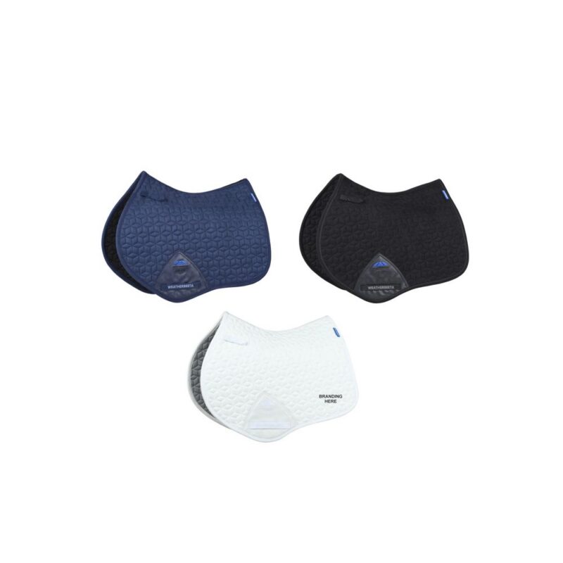 Weatherbeeta Suede Elite Air-tec Jump Shaped Saddle Pad