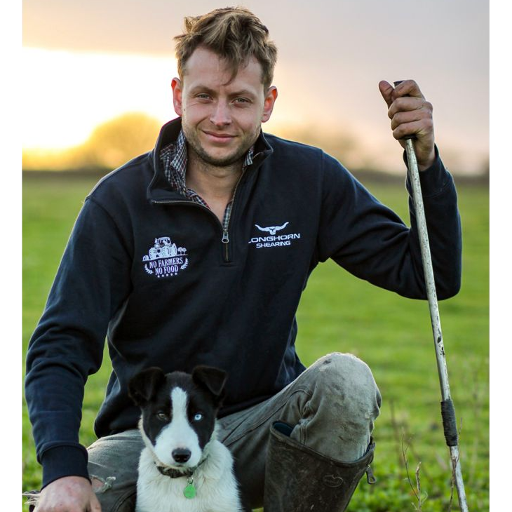 Horner Shearing No Farmers No Food Sweatshirt